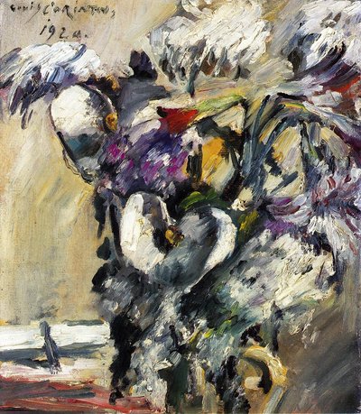Chrysanthemums and Callas by Lovis Corinth